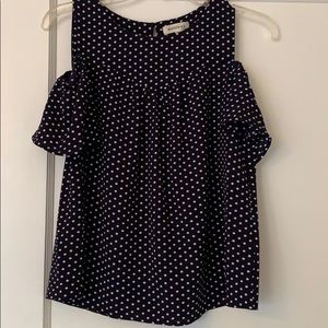 Polka dot Cold Shoulder